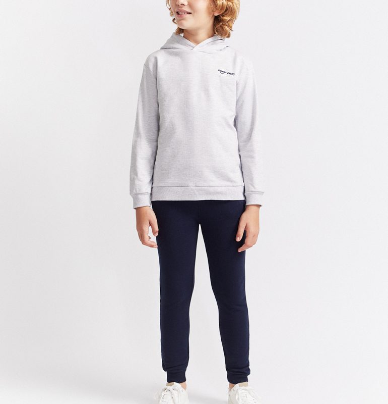 Chándal Gris y Marino con Capucha