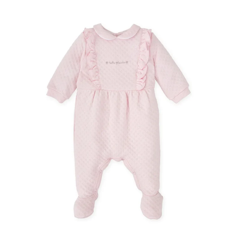 Pelele Acolchado Rosa Bebé