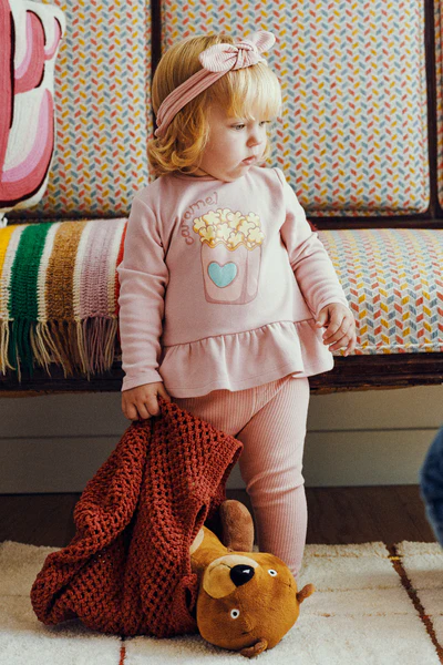 Conjunto Bebé 3 Piezas Candy Circus Rosa