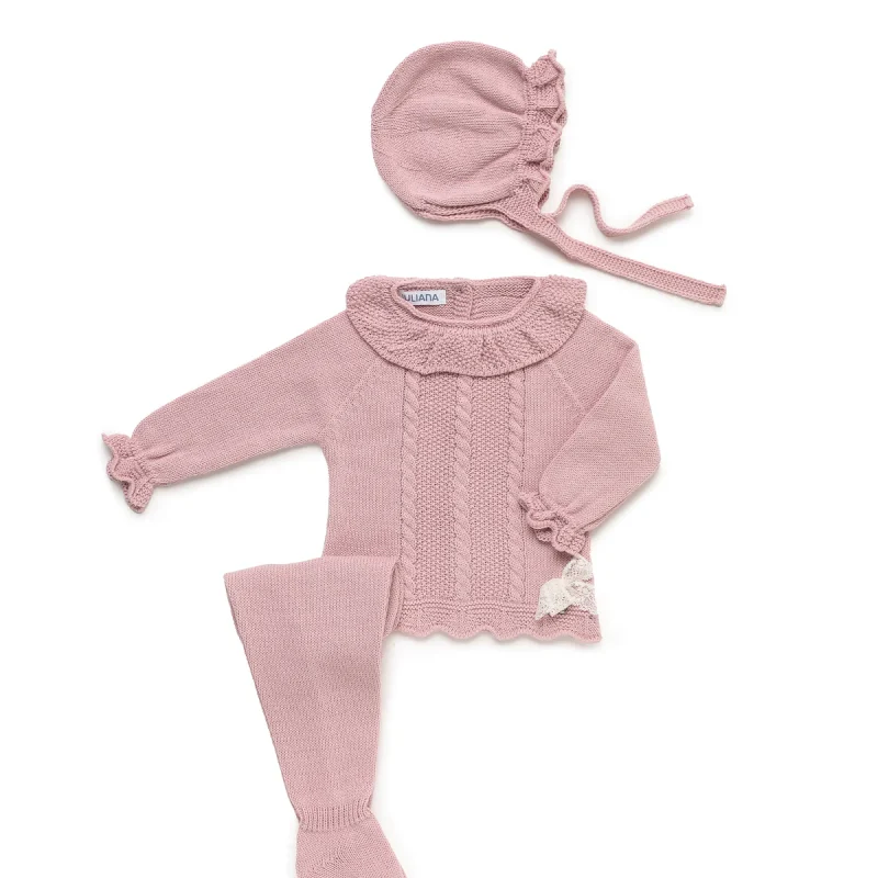 Conjunto 3 piezas Trenzas Verticales