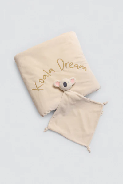 Set Bebé Manta y Doudou Koala Dream Beige