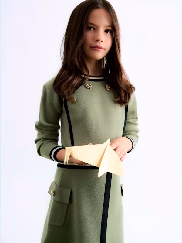 Conjunto Jersey y Falda Tricot Niña