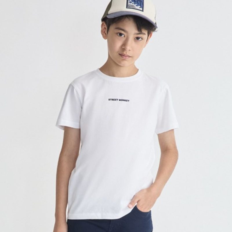 CAMISETA DE NIÑO BLANCA